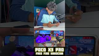 3 finger handcam gameplay solo vs squad poco x3 pro 60fps 120hz 360hz game turbo SD860 Prosecser 4kr [upl. by Tiff]