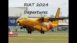 RIAT 2024 Departures [upl. by Lirbij]