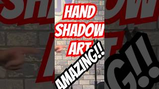 HAND SHADOW ART by JOHN HIGBEE handshadow comedy standupcomedy [upl. by Aniloj]