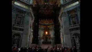 Bernini Cathedra Petri Chair of St Peter [upl. by Adnoloy]