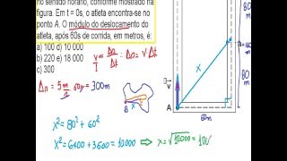 Física Cinemática Velocidade média Aula Cálculo da distância deslocamento Velocidade média e tempo [upl. by Urian]