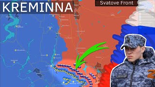 Update on Ukraine Russian advance in Kreminna 17 January 2024 [upl. by Ynattirb]