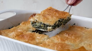 The Spanakopita Recipe Youve Been Looking For [upl. by Aivitnahs]