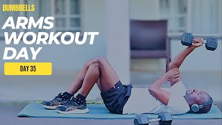 Dumbbells Arms Workout personaldevelopment personalgrowth motivation gym gymmotivation [upl. by Einon]