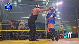 Granjero Carnicero Minero vs Comando Stone Comando Negro Jr Stone Black  Lucha Completa [upl. by Blayze]