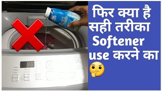 How to add Softener in Top Load Washing Machine  How to use Comfort in Washing Machine [upl. by Yenruogis]