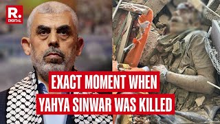 Hamas Chief Yahya Sinwars Final Moments Caught on Camera [upl. by Basia]