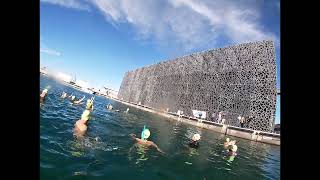 Nage illicite au Mucem Marseille [upl. by Osborn]