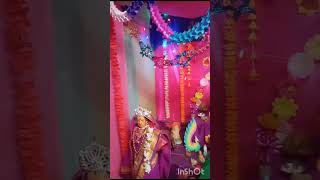 🌺gauri pujan🌼🙏gauri decoration ideas💐shout youtube festival gauri pujan [upl. by Shelburne973]