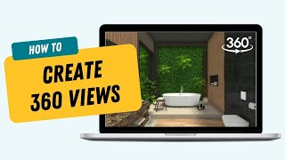 Create a 360 View  RoomSketcher App [upl. by Richmal52]