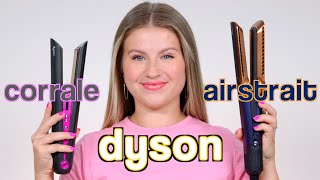 Dyson Airstrait vs Dyson Corrale Straightener [upl. by Yrrok]