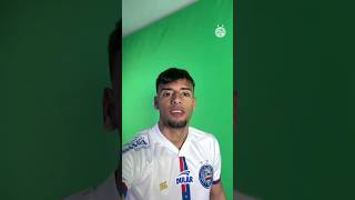 quotMUITO FELIZ POR ESTAR AQUIquot Lucho Rodriguez comenta chegada ao Esquadrão bbmp futebol bahia [upl. by Aiset]