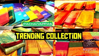 TNagar Kanchipuram pachaiyappas silks New trending sarees collections 💥shamyukthalifestyle [upl. by Novi869]