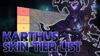 TIER LIST DAS SKINS DO KARTHUS MUITO FARM [upl. by Sami93]