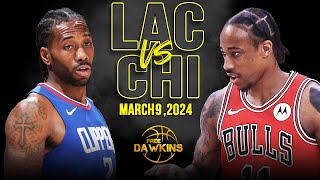 Los Angeles Clippers vs Chicago Bulls Full Game Highlights  March 9 2024  FreeDawkins [upl. by Llertnom695]