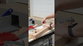 Using a tapering jig to taper legs at the table saw woodworking diy woodworkingjigs [upl. by Akered540]