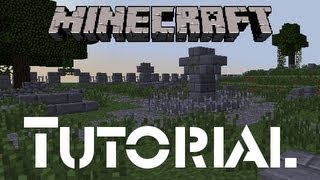 Minecraft Tutorial How to Build a Cemetery  Graveyard [upl. by Crabb]