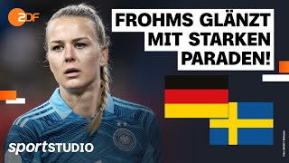 Deutschland – Schweden Highlights  Freundschaftsspiel  sportstudio [upl. by Clarkin]