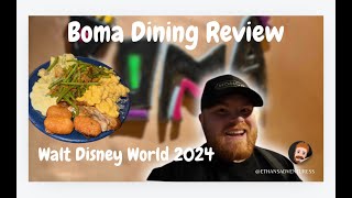 Disneys Most Unique Buffet Boma Dining Review At Walt Disney World in 2024 [upl. by Castera]