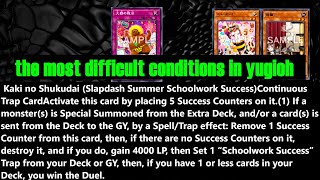 Exodia Egyptian gods Its easier than this card Slapdash Summer Schoolwork SuccessYuGiOh Master [upl. by Balch]