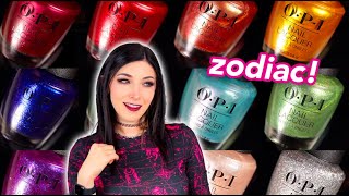 OPI Big Zodiac Energy Nail Polish Collection Swatches and Review  KELLI MARISSA [upl. by Eremahs49]