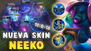 ​✨¡CONSIGO KDA PERFECTO con LA NUEVA SKIN de NEEKO DIABLA CALLEJERA sin USAR LA PASIVA [upl. by Livvie]