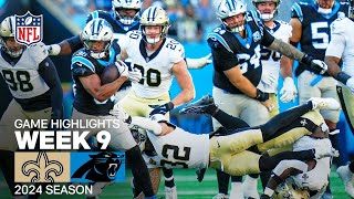 New Orleans Saints vs Carolina Panthers  2024 Week 9 Game Highlights [upl. by Ydorb]