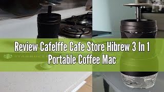 Review Cafelffe Cafe Store Hibrew 3 In 1 Portable Coffee Machine Manual Capsule Espresso Maker For N [upl. by Enomal]