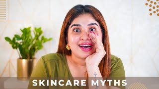 SKINCARE MYTHS DEBUNKED😱💯 [upl. by Olihs]