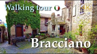 Bracciano Lazio Italy【Walking Tour】History in Subtitles  4K [upl. by Ibok390]