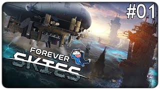 CRAFTIAMO E POTENZIAMO UNAERONAVE E PROVIAMO A SALVARE IL PIANETA TERRA  Forever Skies  ep01 [upl. by Tillfourd]