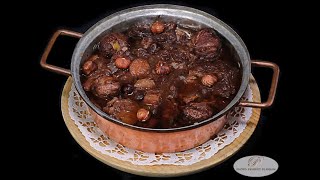 Paleron de bœuf en daube aux châtaignes et noisettes [upl. by Aram183]