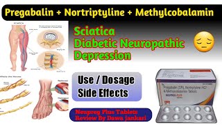 Pregabalin Nortriptyline methylcobalamin Tablets use in hindi  Neupreg Plus tablet \ Dawa jankari [upl. by Jenei]