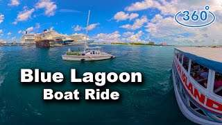 Blue Lagoon Island Ferry Nassau Bahamas  360° Video [upl. by Malka]