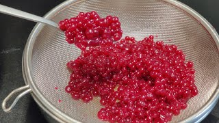 How to make beetroot caviar  pearls  easy vegetable caviar [upl. by Shaffer]