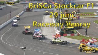 29 juni Raceway Venray BriSCa Stockcar f1 [upl. by Nyliac]