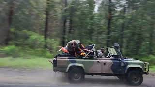 land rover perentie smashing the trail [upl. by Eppillihp31]