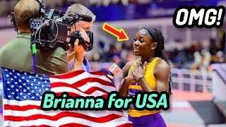 Breaking News Brianna lyston Set To Dump Jamaica And Represent USA truth or false [upl. by Ettenot173]