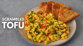 A Delicious Recipe To Eat Tofu For Breakfast  The Perfect Tofu Scramble Recipe [upl. by Alleynad100]