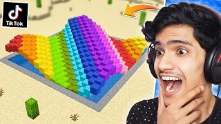 Trying Viral Minecraft Tiktok Hacks Part 30 [upl. by Doniv]