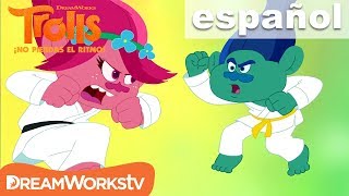 Pelojitsu  TROLLS ¡NO PIERDAS EL RITMO DreamWorksTVEspanol [upl. by Herahab]