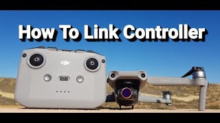 How to link the Mavic Air 2 drone to the remote controller [upl. by Atekihs154]