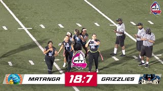 PTYFLAG Football Women WEEK05 2023 Matanga vs Grizzlies 4K [upl. by Nilecoj]