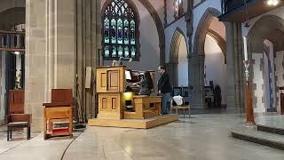 Karen Au plays Cortège et Litanie by Marcel Dupré on the organ of Blackburn Cathedral 532023 [upl. by Chud990]