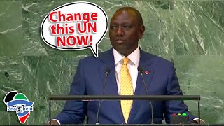 Africas Newest President Kenyas Ruto Has Come to Shake Up the UN Watch His 1st Fierce Speech [upl. by Nywra]