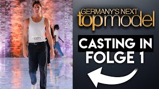 GNTM 2024 Offenes Casting Folge 1  SCHUMMELEI von Kandidatin aufgeflogen [upl. by Kizzie]