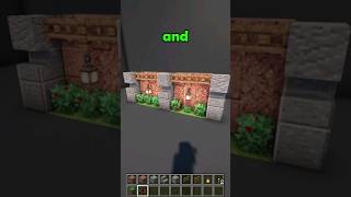 Minecraft Granite Wall 🧱 Design Tutorial minecraft [upl. by Rorke]