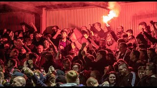 PLAY OFFS Altrincham FC vs Blyth Spartans  Matchday experience INSANE ATMOSPHERE flare [upl. by Ahsinac]