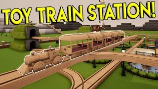 TOY TRAIN PASSENGER HAULING amp GRAND STATION  Tracks The Train Set Game Gameplay  Toy Train [upl. by Nonnahs]