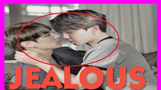 Jikook Jealous Moments 🌈🌈🌈❤️‍🔥🥰🥰🥰 jikook jimin jungkook [upl. by Boyes]